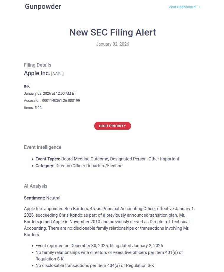 AI-powered filing insights